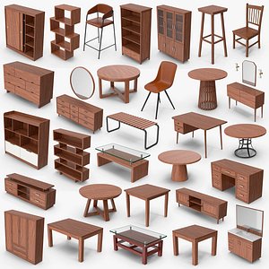 30 Furniture Models Collection 2 3D model