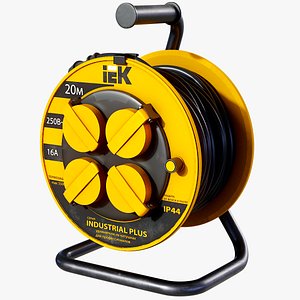 Extension Cable Reel PBR Lowpoly