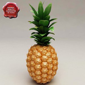 3ds max pineapple modelled