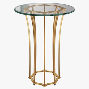 3D Gold Table model