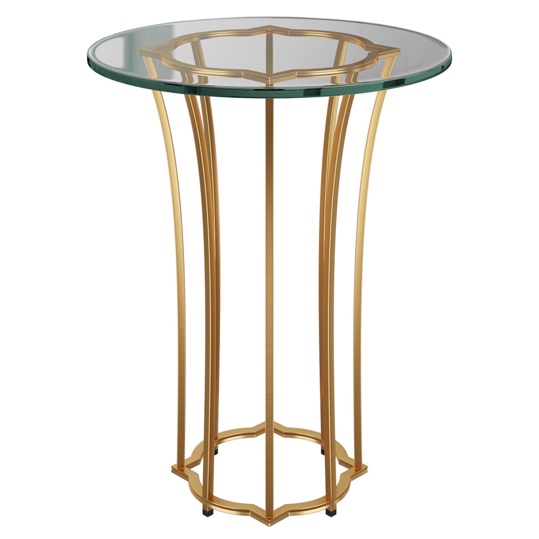 3D Gold Table Model - TurboSquid 2115173