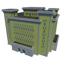 Reichsbahn Berlin Castle Plaster Yellow