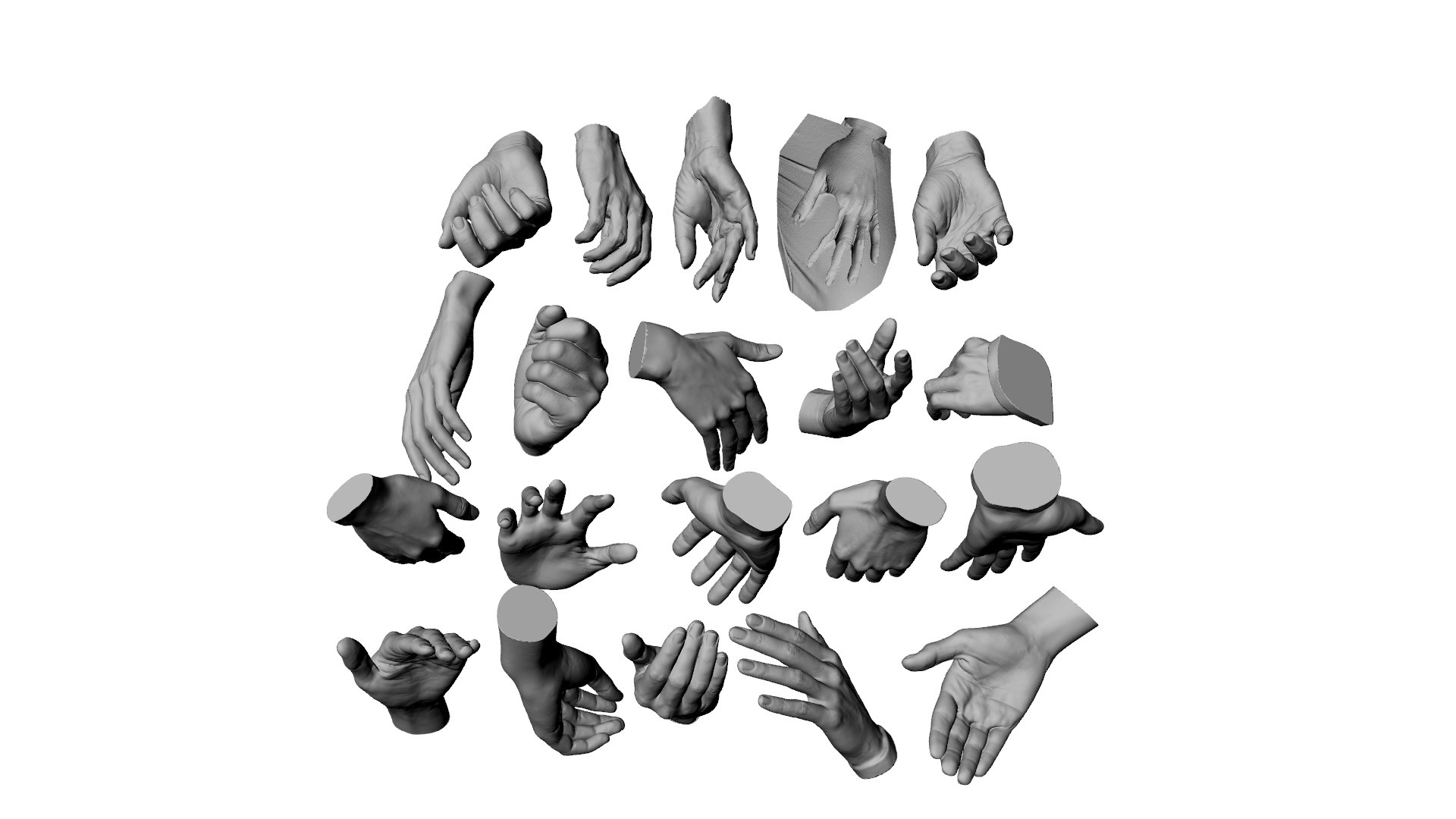 3D Hands X20 -1 - TurboSquid 1804637