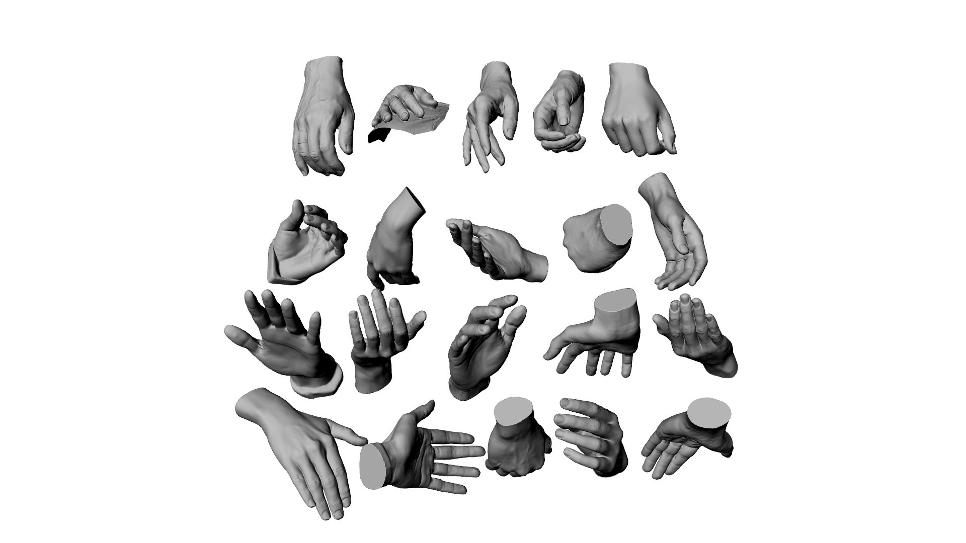 3D Hands X20 -1 - TurboSquid 1804637