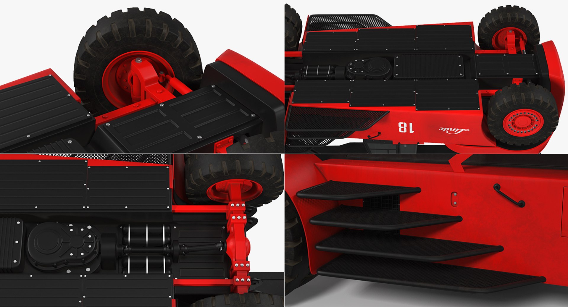 Linde reach stacker rigged 3D TurboSquid 1302233