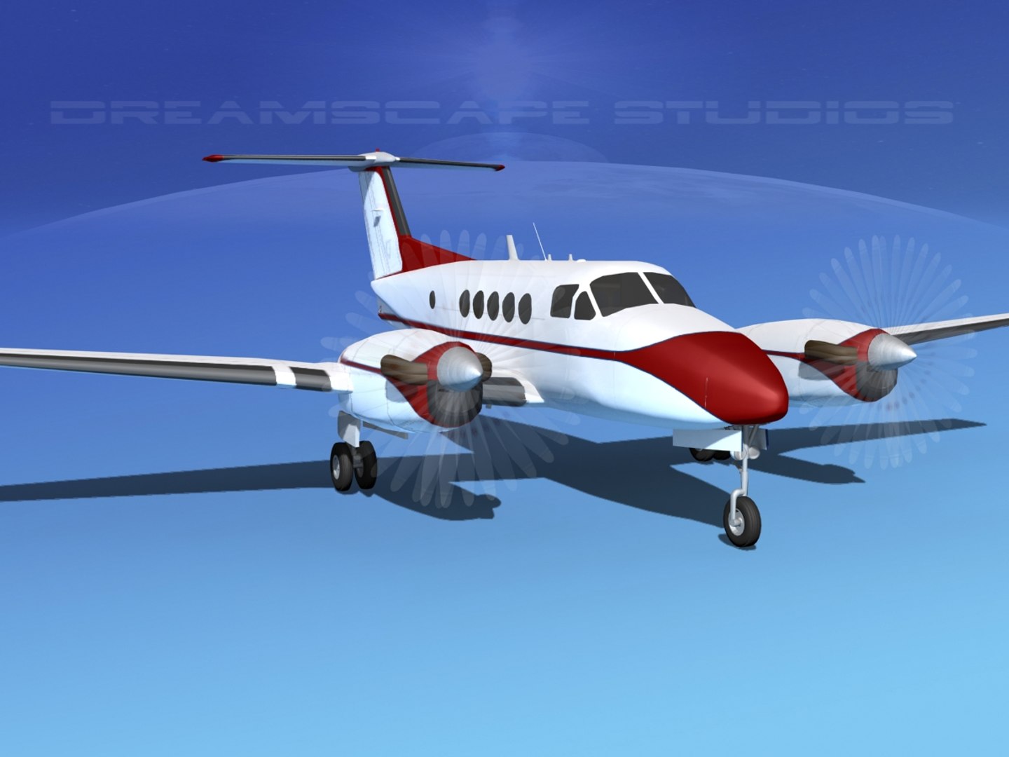 3d Max Propellers Beechcraft King Air