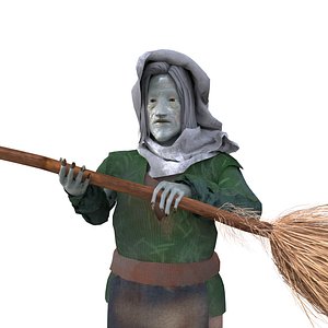 witch creature character model