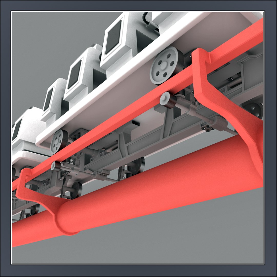 3d Model Roller Coaster Track