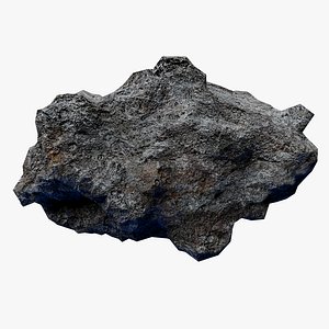 rocky asteroid 1 3D model