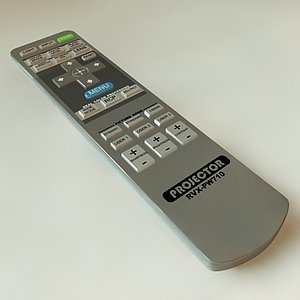 projector remote control 3d model