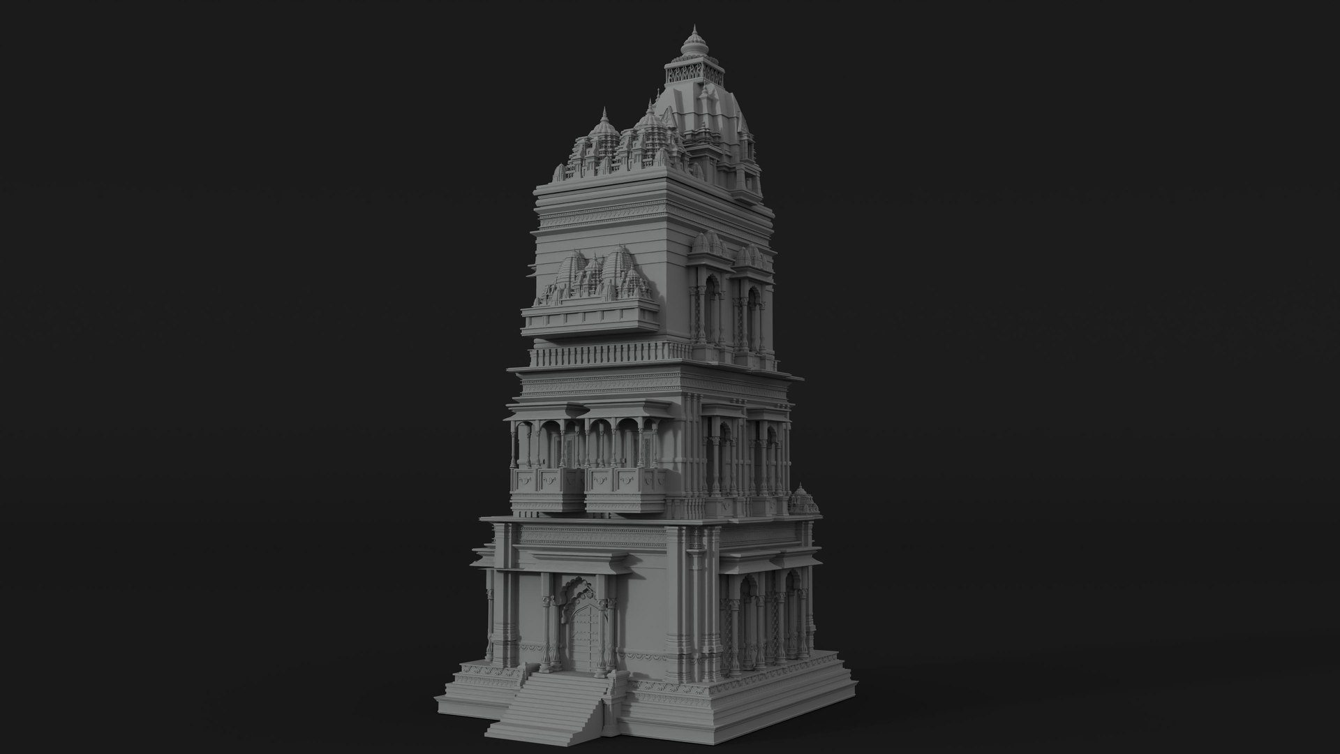 3D model Indian Ornate Temple Tower https://p.turbosquid.com/ts-thumb/e6/bxMysu/3o/build_013/jpg/1792622479/1920x1080/fit_q87/94205846ab41286f8d189e9922a56324a02cbdbb/build_013.jpg
