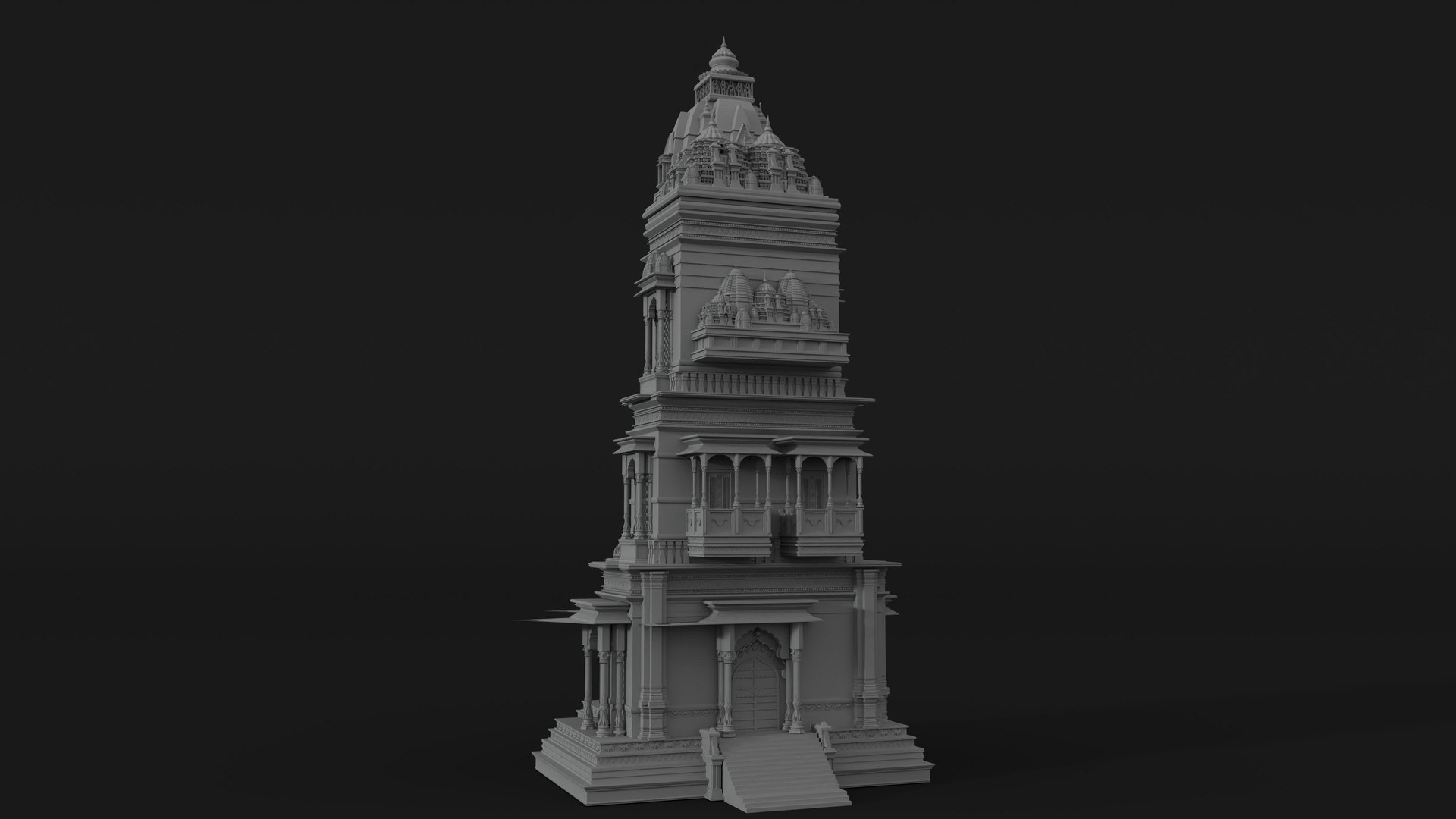 3D model Indian Ornate Temple Tower https://p.turbosquid.com/ts-thumb/e6/bxMysu/Bt/build_08/jpg/1792622473/1920x1080/fit_q87/13afb6f1ce1b4082f3fd6838db4fc82e408e3ed2/build_08.jpg