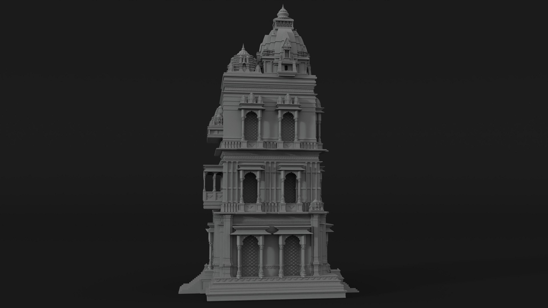 3D model Indian Ornate Temple Tower https://p.turbosquid.com/ts-thumb/e6/bxMysu/Hh/build_018/jpg/1792622490/1920x1080/fit_q87/8055a415bcccd3180f65bfe0230ec4f681fa8cbc/build_018.jpg