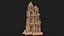 Indian Ornate Temple Tower