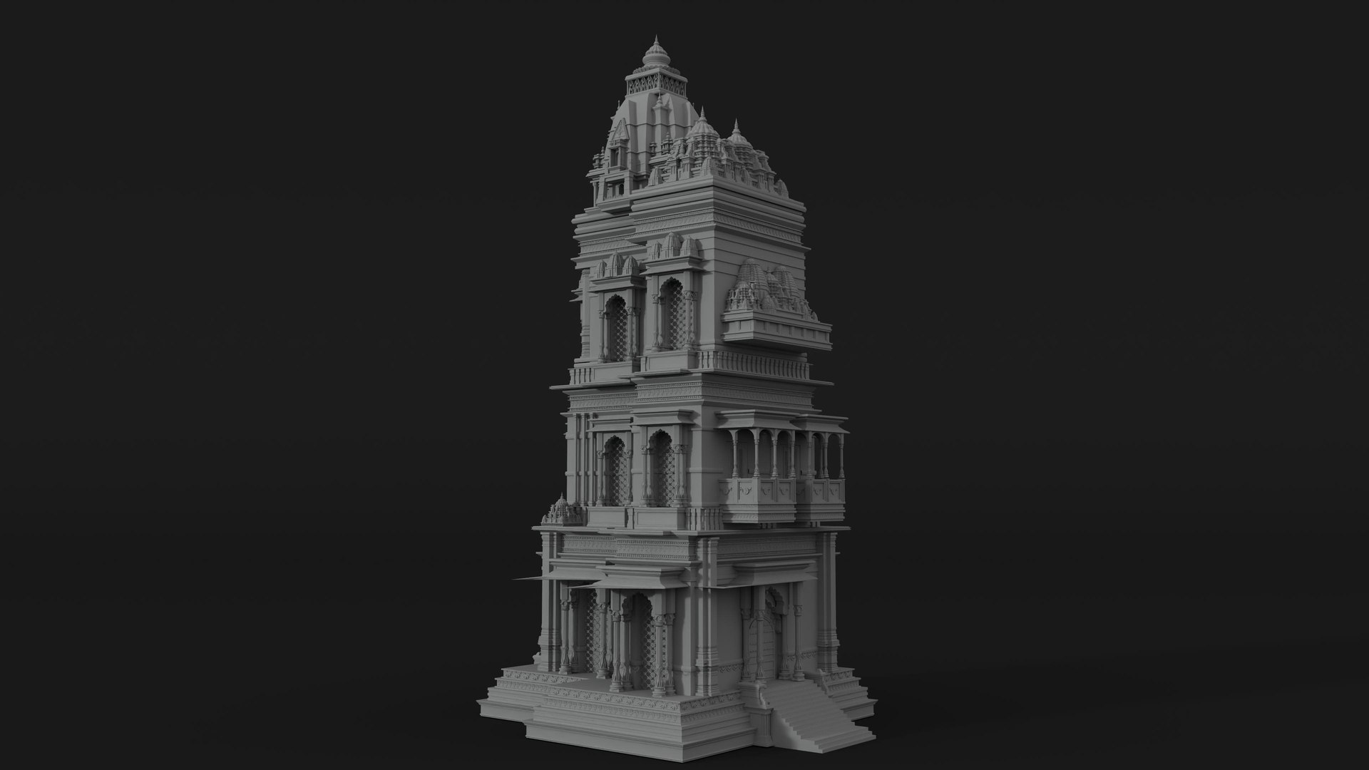 3D model Indian Ornate Temple Tower https://p.turbosquid.com/ts-thumb/e6/bxMysu/Ye/build_05/jpg/1792622467/1920x1080/fit_q87/fb3678f5adeb4d3d55c0effc1977acdaa5bfe2e2/build_05.jpg