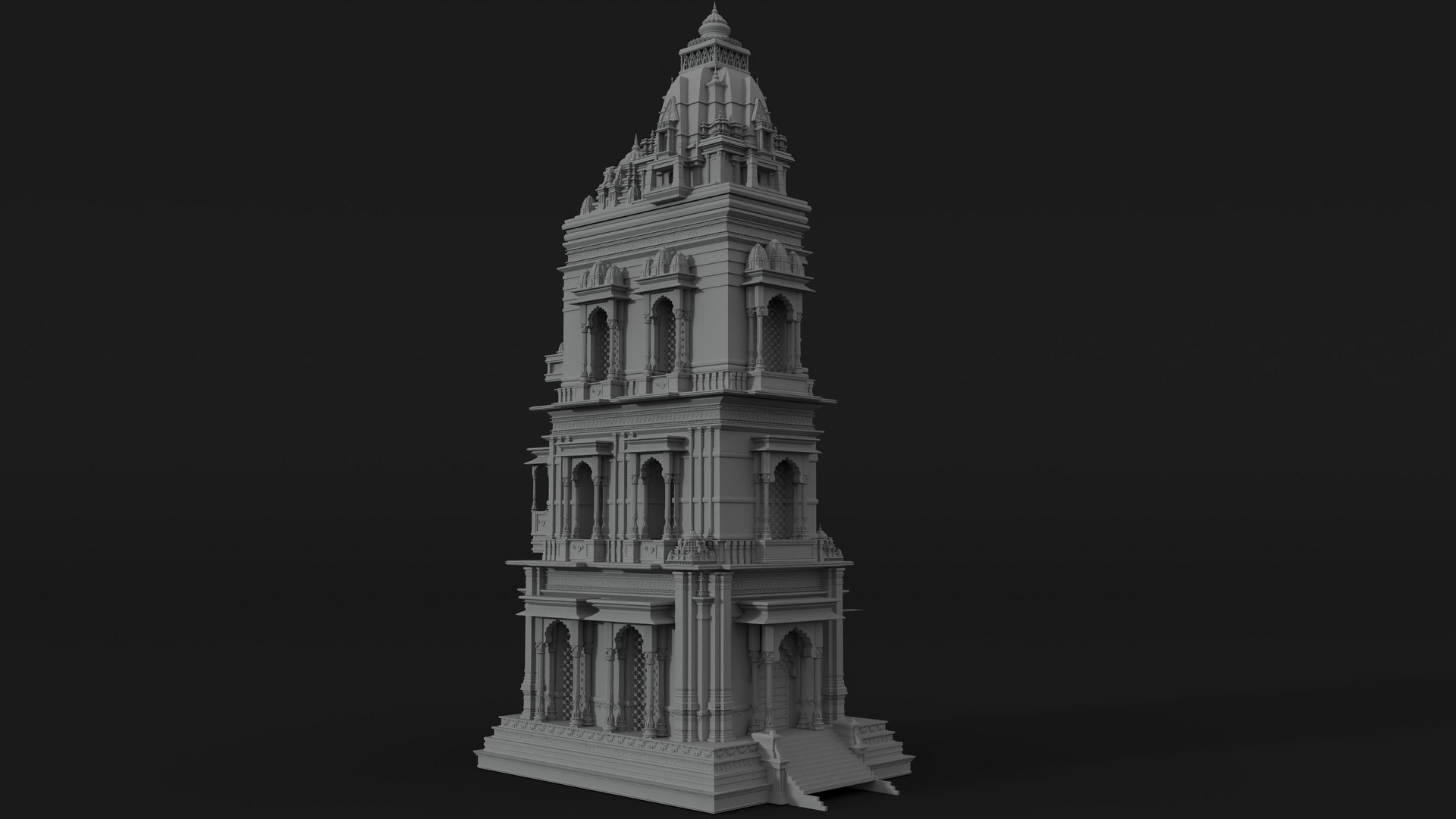 3D model Indian Ornate Temple Tower https://p.turbosquid.com/ts-thumb/e6/bxMysu/Zb/build_023/jpg/1792622501/1920x1080/fit_q87/06410901852c98f98087fe6f26d879e207856963/build_023.jpg