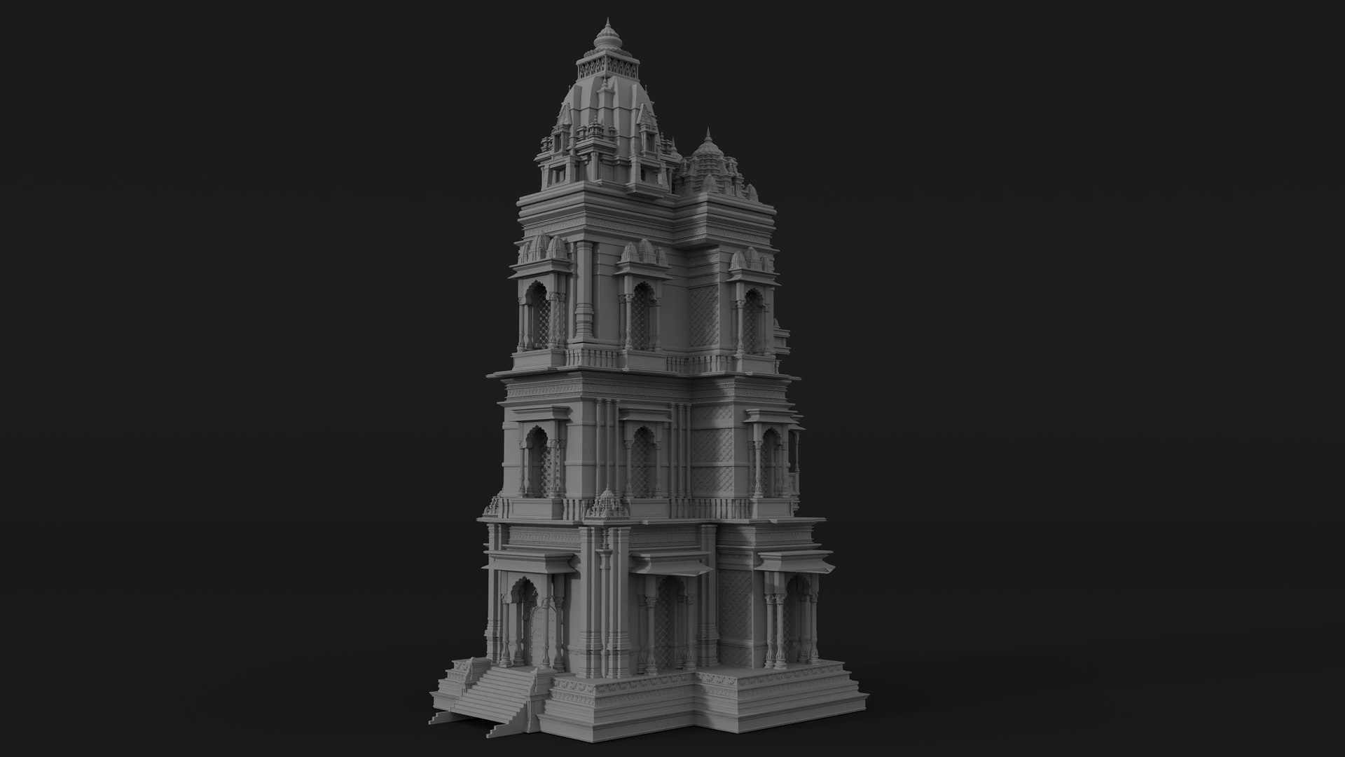 3D model Indian Ornate Temple Tower https://p.turbosquid.com/ts-thumb/e6/bxMysu/hL/build_032/jpg/1792622510/1920x1080/fit_q87/49dfe44b9d8228934713e651b8d36c081e58d191/build_032.jpg