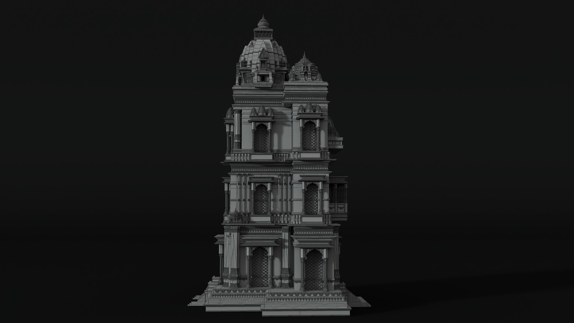 3D model Indian Ornate Temple Tower https://p.turbosquid.com/ts-thumb/e6/bxMysu/kH/wireframe01/png/1792613394/1920x1080/fit_q87/86cfbaac7f438a1848fcca4cb11a3d5a188df30f/wireframe01.jpg