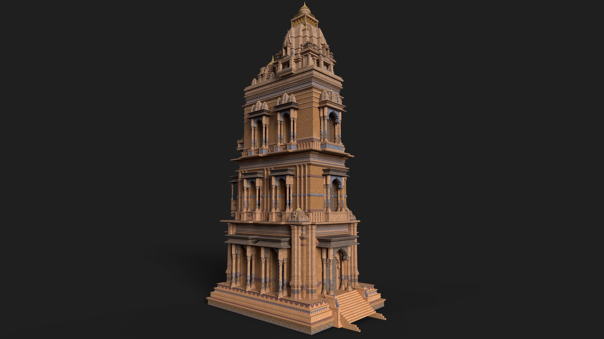 3D model Indian Ornate Temple Tower https://p.turbosquid.com/ts-thumb/e6/bxMysu/nv/render_005/jpg/1792612356/1920x1080/fit_q87/516dcfbf53cd68fdf16abccaf7a2a49df1ecb4c2/render_005.jpg