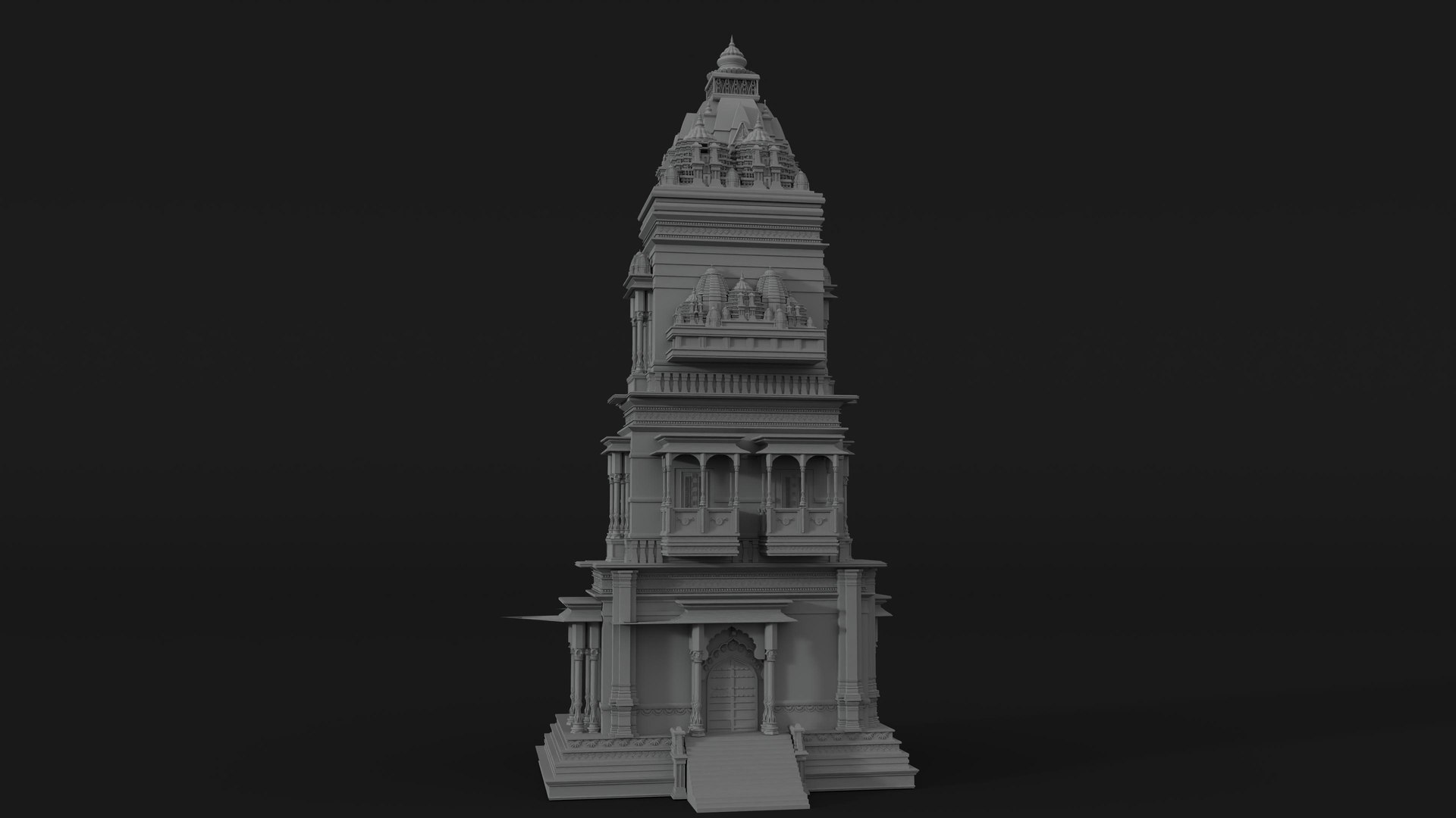 3D model Indian Ornate Temple Tower https://p.turbosquid.com/ts-thumb/e6/bxMysu/tI/build_09/jpg/1792622472/1920x1080/fit_q87/988c56df03b3f5be23ac193a84f4e4197178d527/build_09.jpg