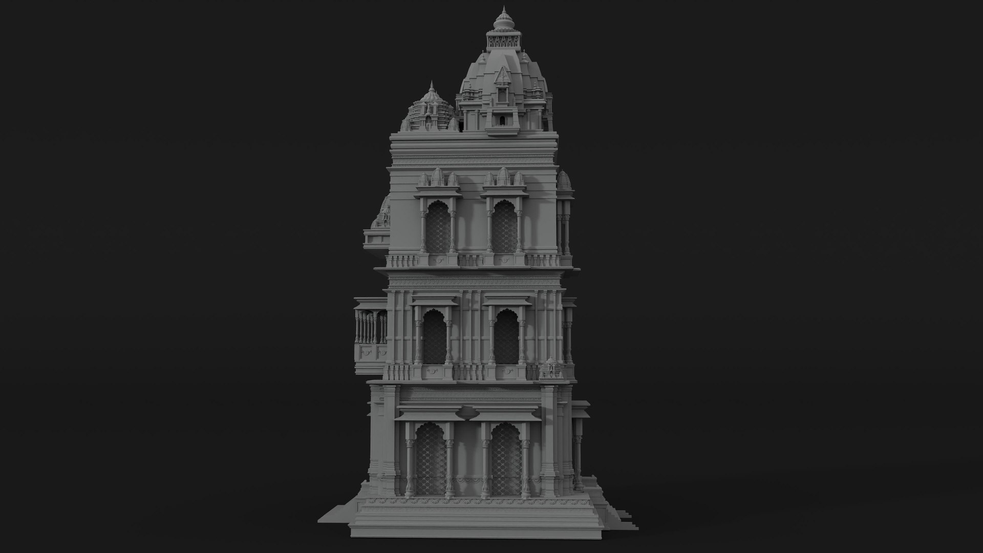 3D model Indian Ornate Temple Tower https://p.turbosquid.com/ts-thumb/e6/bxMysu/xZ/build_019/jpg/1792622491/1920x1080/fit_q87/100723e741c686880f9a2784113fddbe60242a6a/build_019.jpg