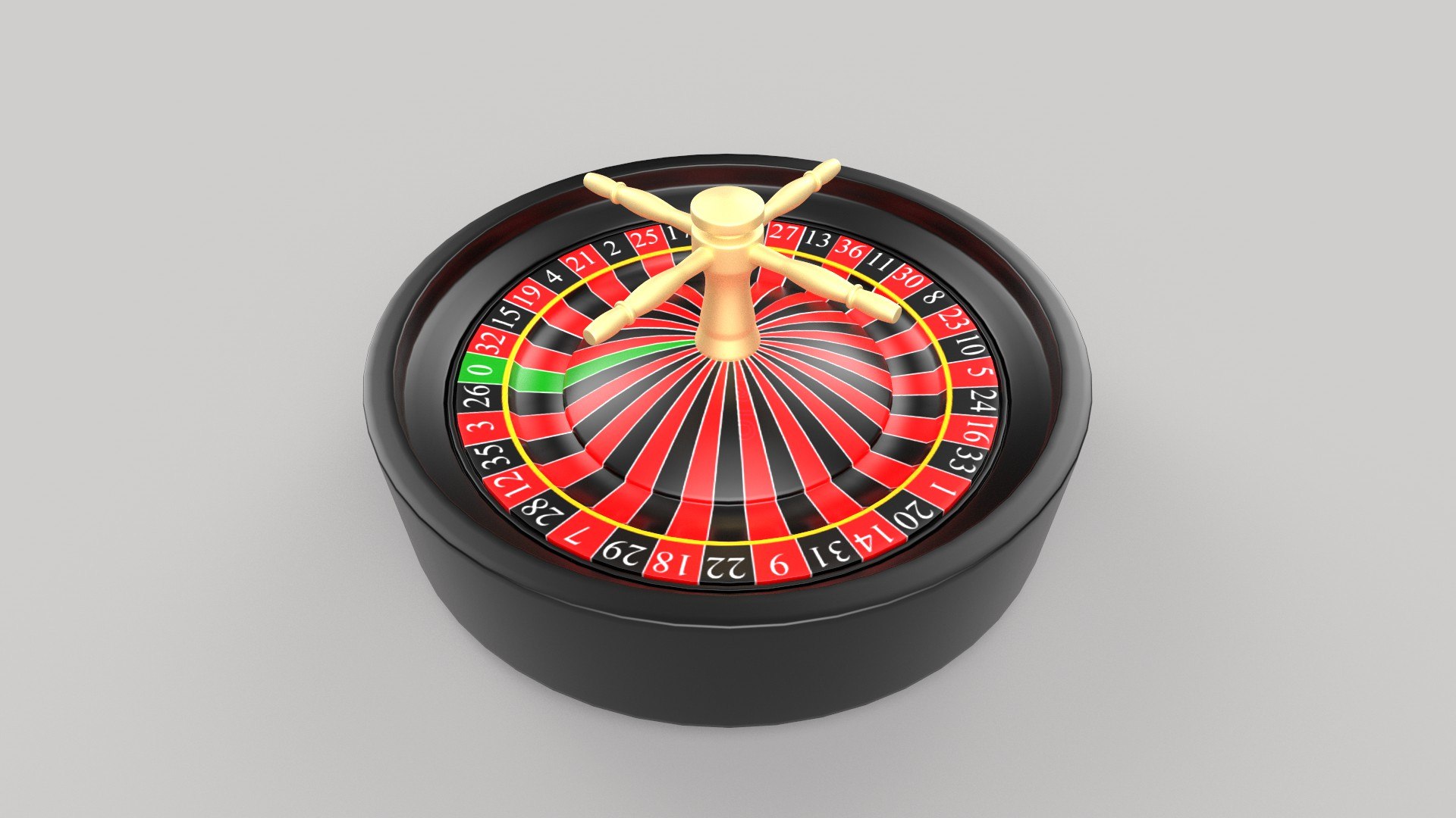 Roulette 3D Model - TurboSquid 1845330