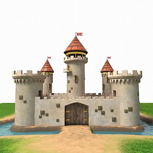castle cartoon model