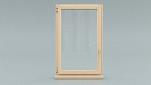 3D laos uPVC Window