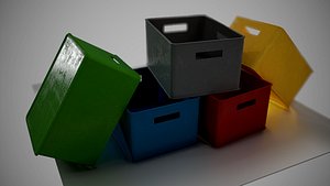 Plastic Box PBR Game ready