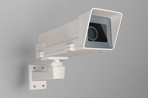 3D model axis p1365 security camera