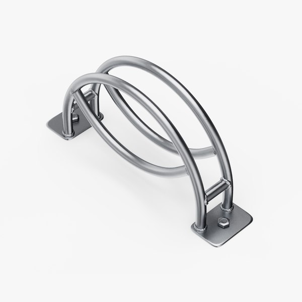 modelo 3d Soporte de bicicleta individual de metal TurboSquid