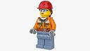 Lego Minifig Female Worker 1