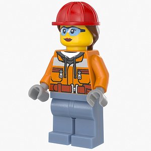Lego Minifig Female Worker 1