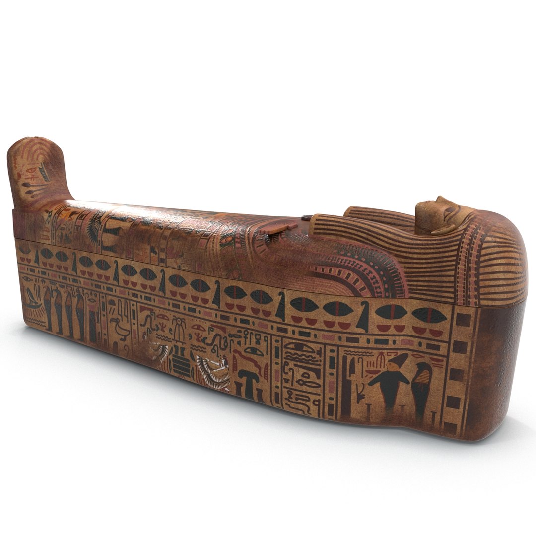 Egyptian Sarcophagus 3 3d Model