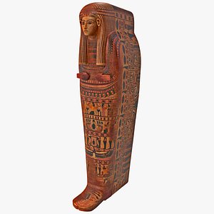 egyptian sarcophagus 3 3d model