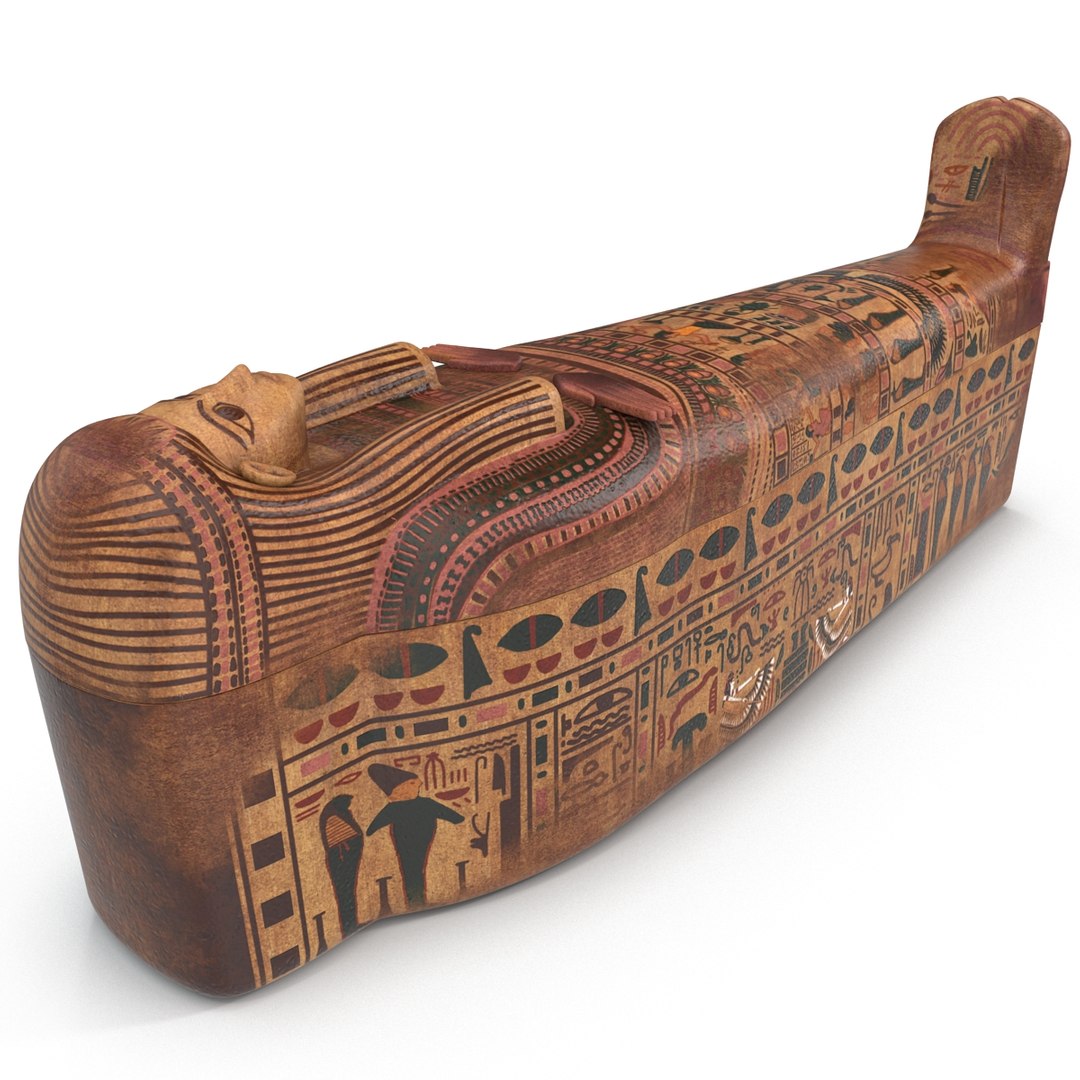 Egyptian Sarcophagus 3 3d Model