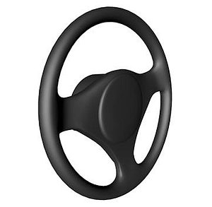 3ds max car steering wheel