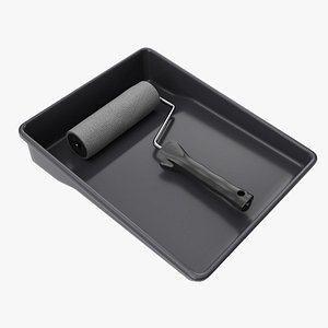 Paint roller with tray 01