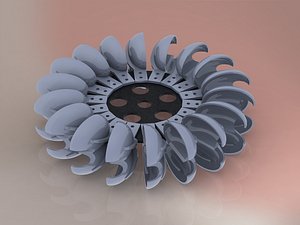 Pelton Turbine Bucket 3D