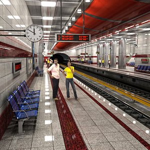 Subway Station Modern 1