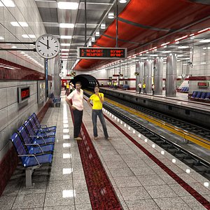 Subway Station Modern 1