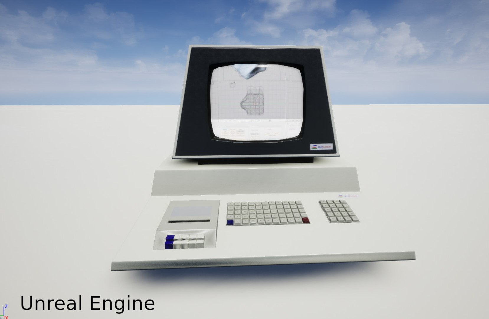 3D Model Retro Computer 07 - TurboSquid 1552444