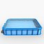 3d model garden swimming pool