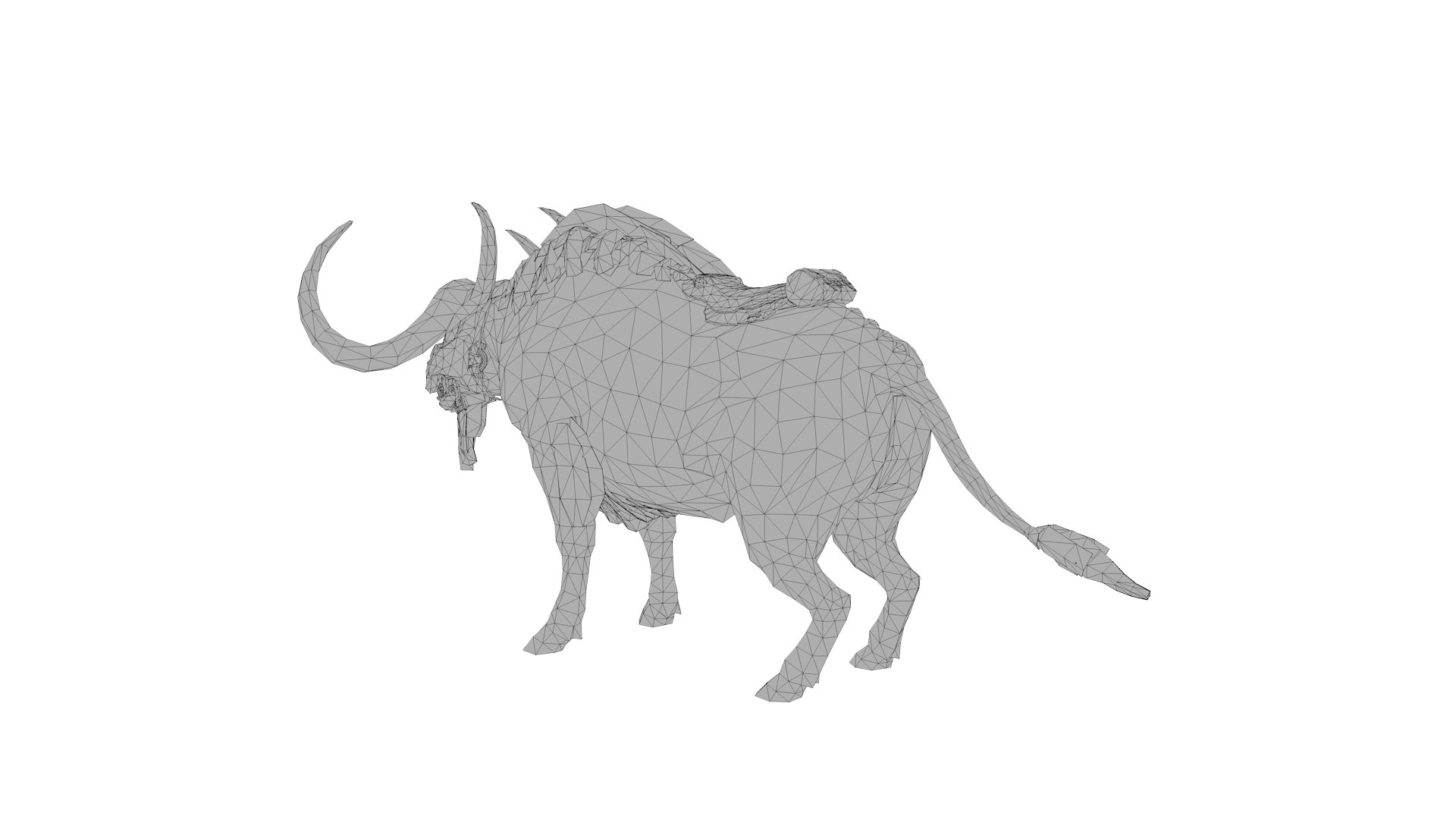 3D 3D Bull Model Model - TurboSquid 2374057
