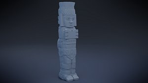 3D Atlantean Figure model