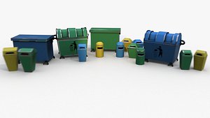 rubbish pack cartoon
