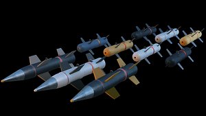 rocket missile 3D model
