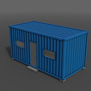 PBR Container House BA 20ft V3 model