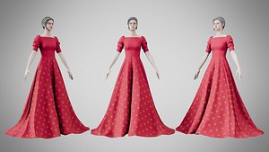 3D Dress 50 Shiraz model
