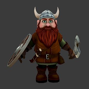 gnome dwarf modelled games 3d max